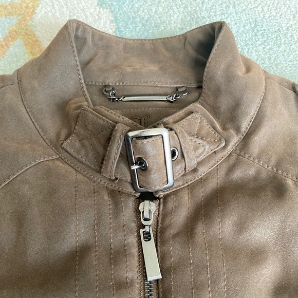 NWT Brown Jacket | 100% Vegan Leather - Picture 4 of 6